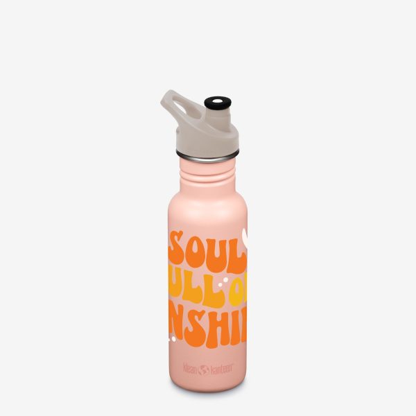 Limited Edition 18oz Classic Water Bottle with Sport Cap - Soul Full of Sunshine For Discount