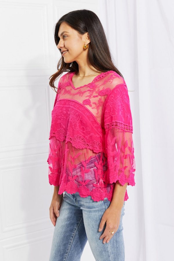 Davi & Dani Lace Oasis Top Sale - Image 3