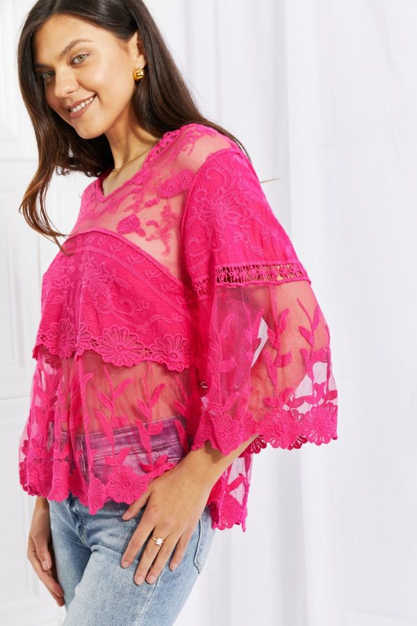 Davi & Dani Lace Oasis Top Sale - Image 5