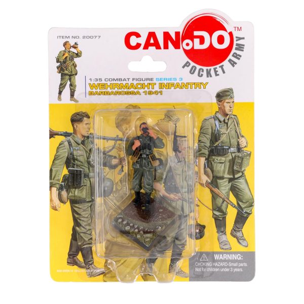 1:35 Combat Figure Series 3 Wehrmacht Infantry Barbarossa  41 Figure C For Sale - Image 2
